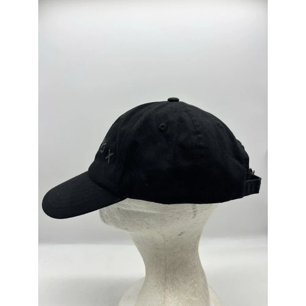 Equinox Gym DL Snapback Hat Black Raised Rubber Logo It's Not Fitness It's Life